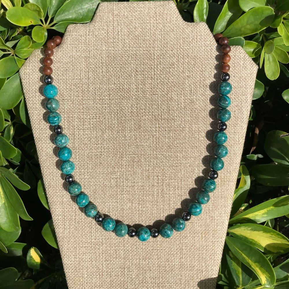 Throat Chakra Necklace 🌀 Handmade